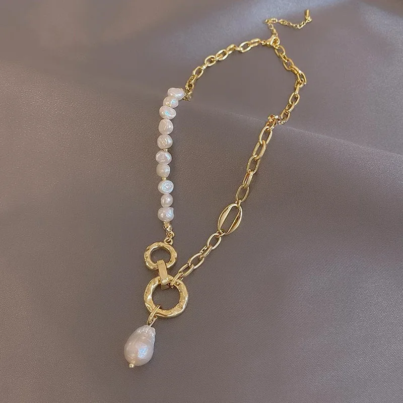 2021 Hot Fashion Imitation Pearls Bead Chain Necklace Women Classic Hook Clasp Gold Color Bead Chain Necklace For Women Jewelry
2021 Hot Fashion Imitation Pearls Bead Chain Necklace Women Classic Hook Clasp Gold Color Bead Chain Necklace For Women Jewelry