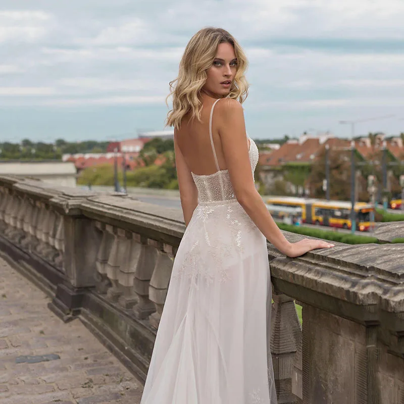 Hi Shy Bridal New Simple Wedding Dress Backless Sleeveless Design Chiffon Lace Bride Dresses Princess Dress Plus Size 2021
Hi Shy Bridal New Simple Wedding Dress Backless Sleeveless Design Chiffon Lace Bride Dresses Princess Dress Plus Size 2021