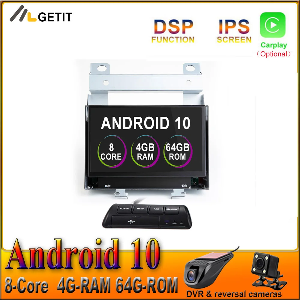 64GB DSP Android 10 Car DVD GPS Stereo Multimedia Pantalla Radio for Land Rover Freelander 2 2007-2012 WIFI BT Navigation
64GB DSP Android 10 Car DVD GPS Stereo Multimedia Pantalla Radio for Land Rover Freelander 2 2007-2012 WIFI BT Navigation