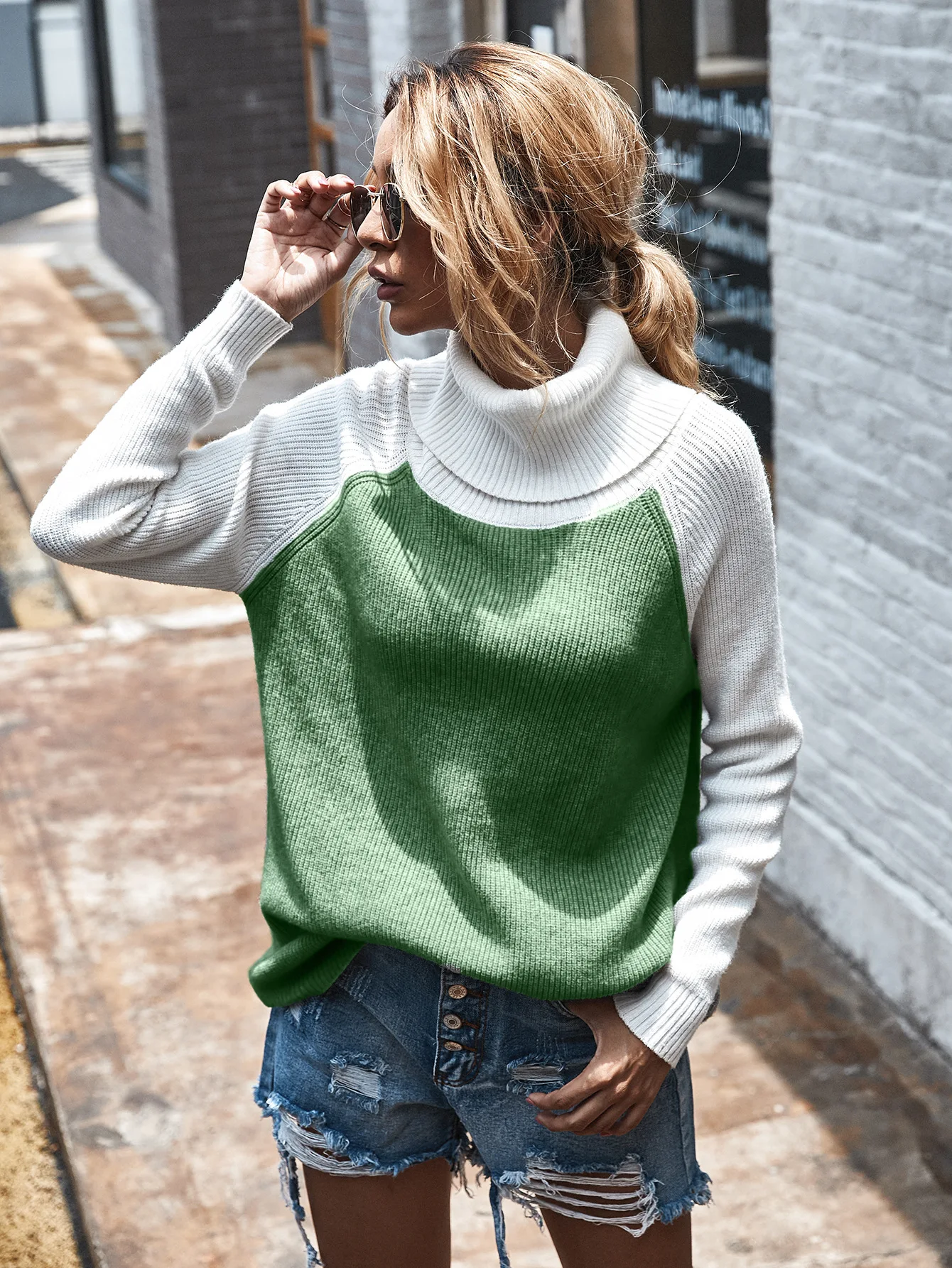 Loose Knitted Sweater Women Warm Jumpers Long Sleeve Pullovers Casual 2020 Spring Autumn Color Block Patchwork Sweaters
Loose Knitted Sweater Women Warm Jumpers Long Sleeve Pullovers Casual 2020 Spring Autumn Color Block Patchwork Sweaters