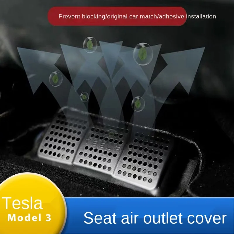 2pcs Car Air Outlet Cover for Tesla Model 3 Under Seat Air Vent Anti-blocking Dust Cover for Model3 2017~2021
2pcs Car Air Outlet Cover for Tesla Model 3 Under Seat Air Vent Anti-blocking Dust Cover for Model3 2017~2021