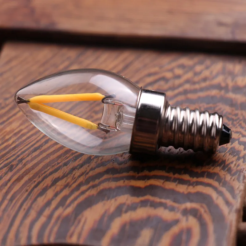 10pcs/Lot LED Edison Lamp C7 Candle Lamp Crystal Lamp E12/14 Small Screw Hole Warm White Warm Yellow Night Lamp Light Source
10pcs/Lot LED Edison Lamp C7 Candle Lamp Crystal Lamp E12/14 Small Screw Hole Warm White Warm Yellow Night Lamp Light Source