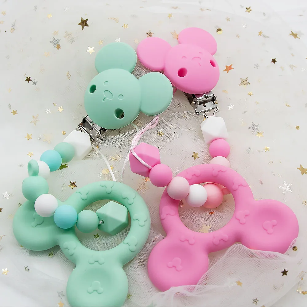 Cute-Idea 1Set Pacifier Chain Silicone Beads Teethers DIY Beads Baby Teething BPA Free Baby Shower Gifts
Cute-Idea 1Set Pacifier Chain Silicone Beads Teethers DIY Beads Baby Teething BPA Free Baby Shower Gifts
