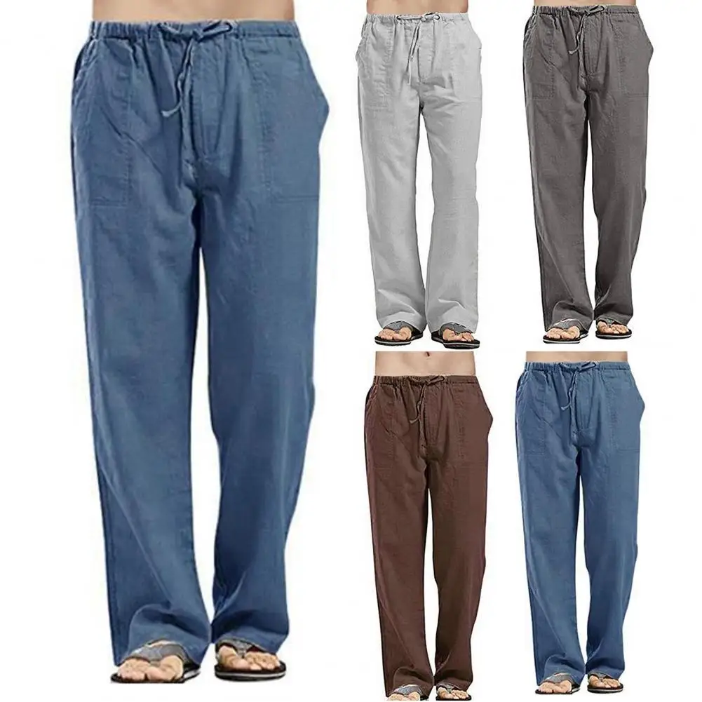 6 Sizes High-Quality Summer Solid Color Linen Multi Pocket Pants Outfit Men Straight Pants Soft for Daily Wear
6 Sizes High-Quality Summer Solid Color Linen Multi Pocket Pants Outfit Men Straight Pants Soft for Daily Wear