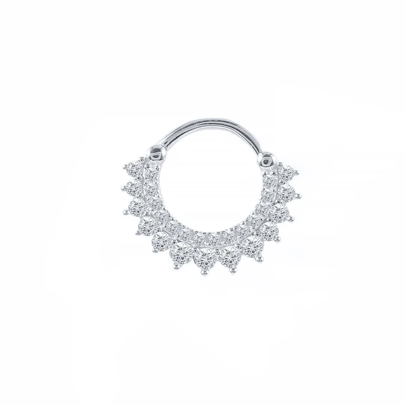 Aide 925 Sterling Silver Shiny Double Layer Rhinestone Hoop Earrings For Women Cartilage Hoop Ear Bone Buckle Piercing Jewelry
Aide 925 Sterling Silver Shiny Double Layer Rhinestone Hoop Earrings For Women Cartilage Hoop Ear Bone Buckle Piercing Jewelry