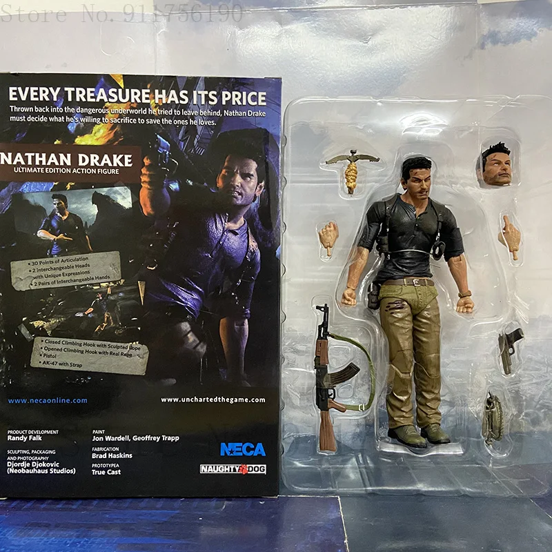 NECA Uncharted 4 A Thief's end Nathan Uncharted Figure Drake Ultimate Edition PVC Action Figure Collectible Model Toy 18cm 
NECA Uncharted 4 A Thief's end Nathan Uncharted Figure Drake Ultimate Edition PVC Action Figure Collectible Model Toy 18cm