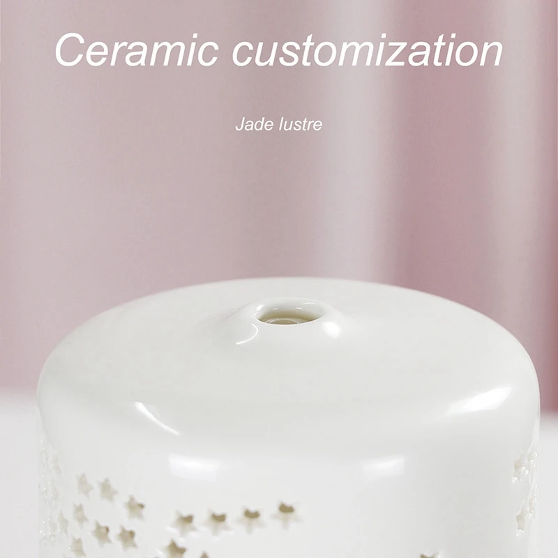 Ceramic Ultrasonic Humidifier Aroma Essential Oil Diffuser LED Light High Frequency Mist Maker Humidifying
Ceramic Ultrasonic Humidifier Aroma Essential Oil Diffuser LED Light High Frequency Mist Maker Humidifying