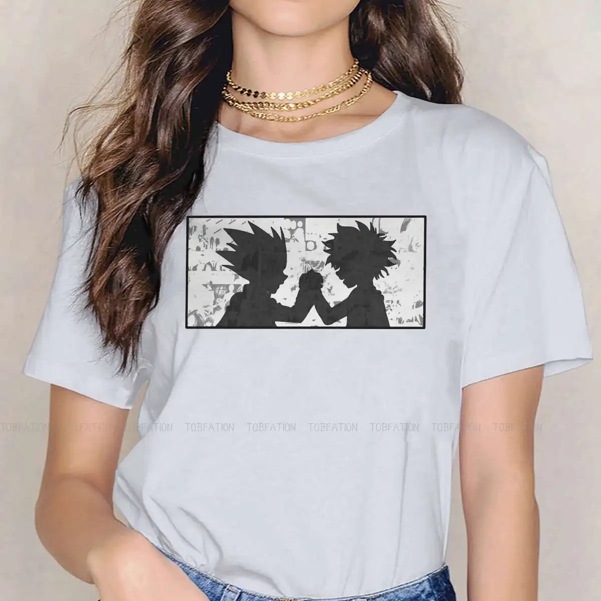 Gon and Killua TShirt For Girls Hunter x Hunter Gon Killua Kurapika Anime Tops Vogue Female T Shirt Soft Summer Loose
Gon and Killua TShirt For Girls Hunter x Hunter Gon Killua Kurapika Anime Tops Vogue Female T Shirt Soft Summer Loose