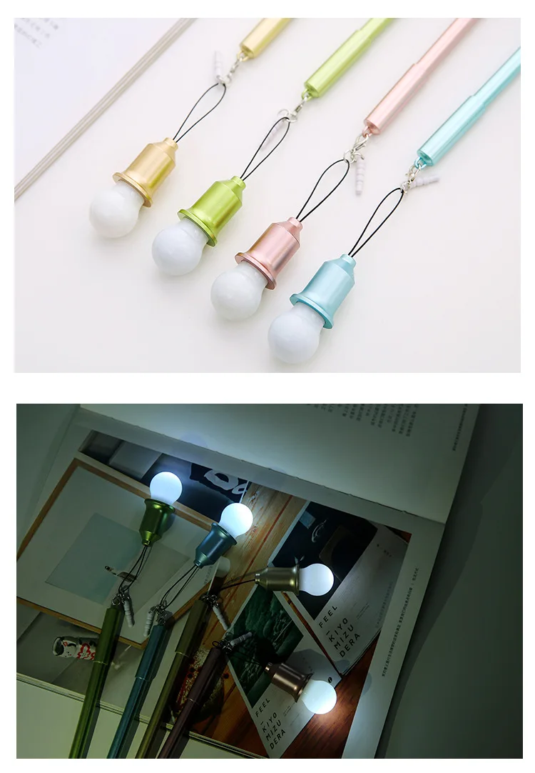 Creative office stationery light bulb gel pen student cute pendant imitation metal black pen pen
Creative office stationery light bulb gel pen student cute pendant imitation metal black pen pen