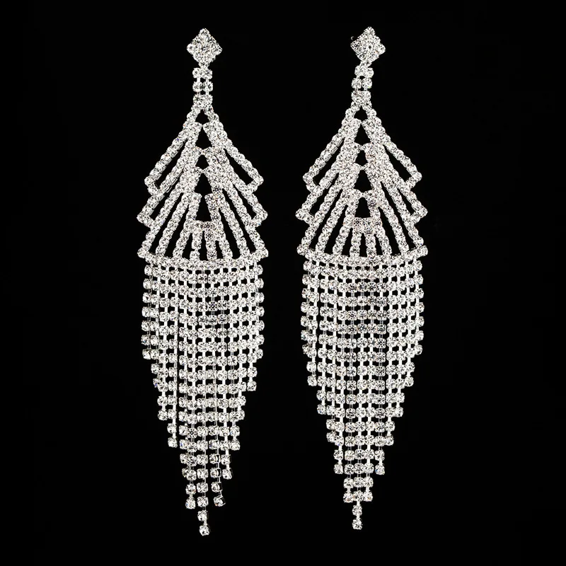 Retro fashion long two-tone metal tassel earrings earrings earrings for women
Retro fashion long two-tone metal tassel earrings earrings earrings for women
