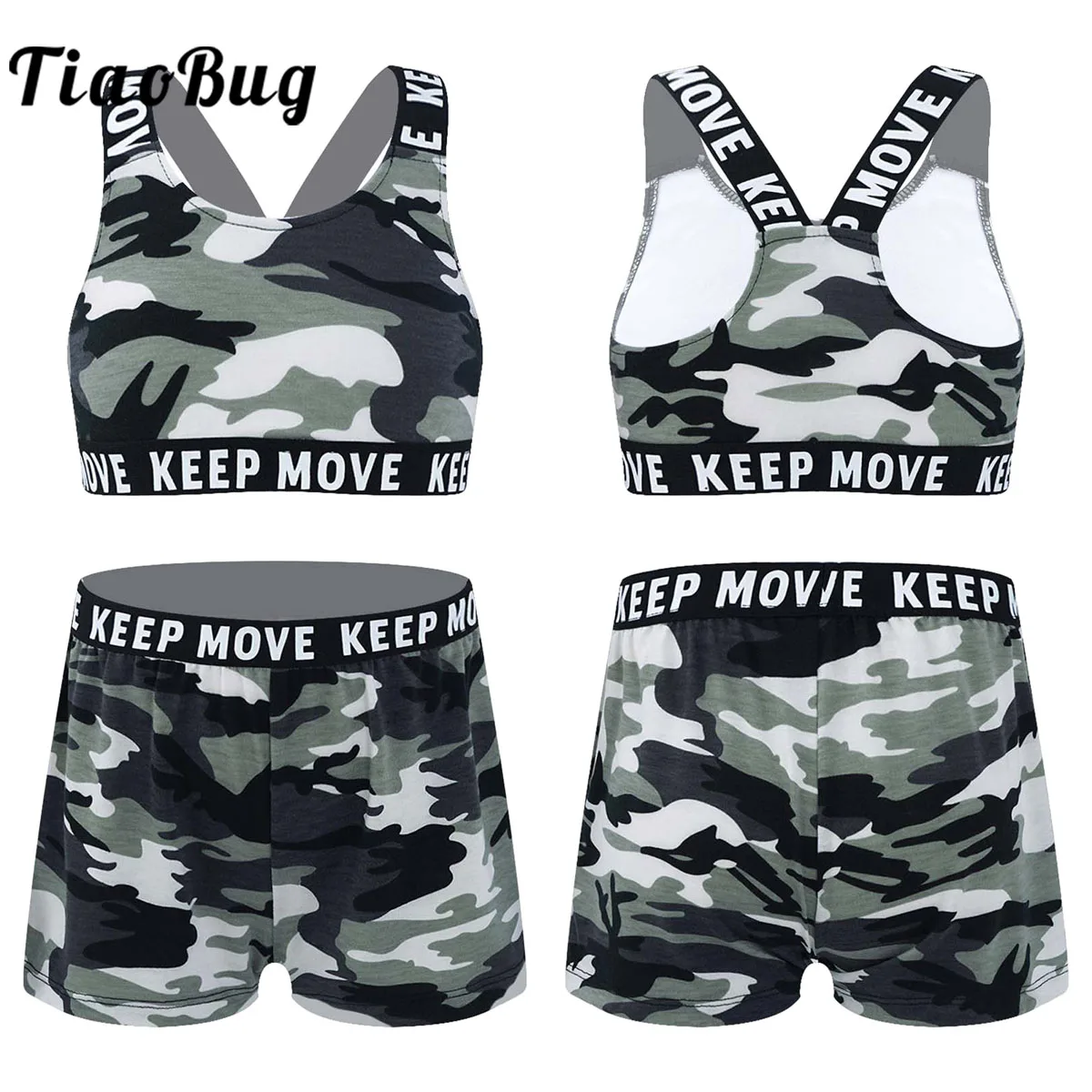 Girls Two Piece Athletic Outfit Tank Top with Booty Shorts for Gymnastics/Dance/Sports
Girls Two Piece Athletic Outfit Tank Top with Booty Shorts for Gymnastics/Dance/Sports