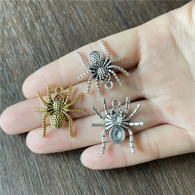 Ju Yuan 60pcs Charm Animal Spider Pendant for Jewelry Making DIY Handmade Bracelet Necklace Accessories Material
Ju Yuan 60pcs Charm Animal Spider Pendant for Jewelry Making DIY Handmade Bracelet Necklace Accessories Material