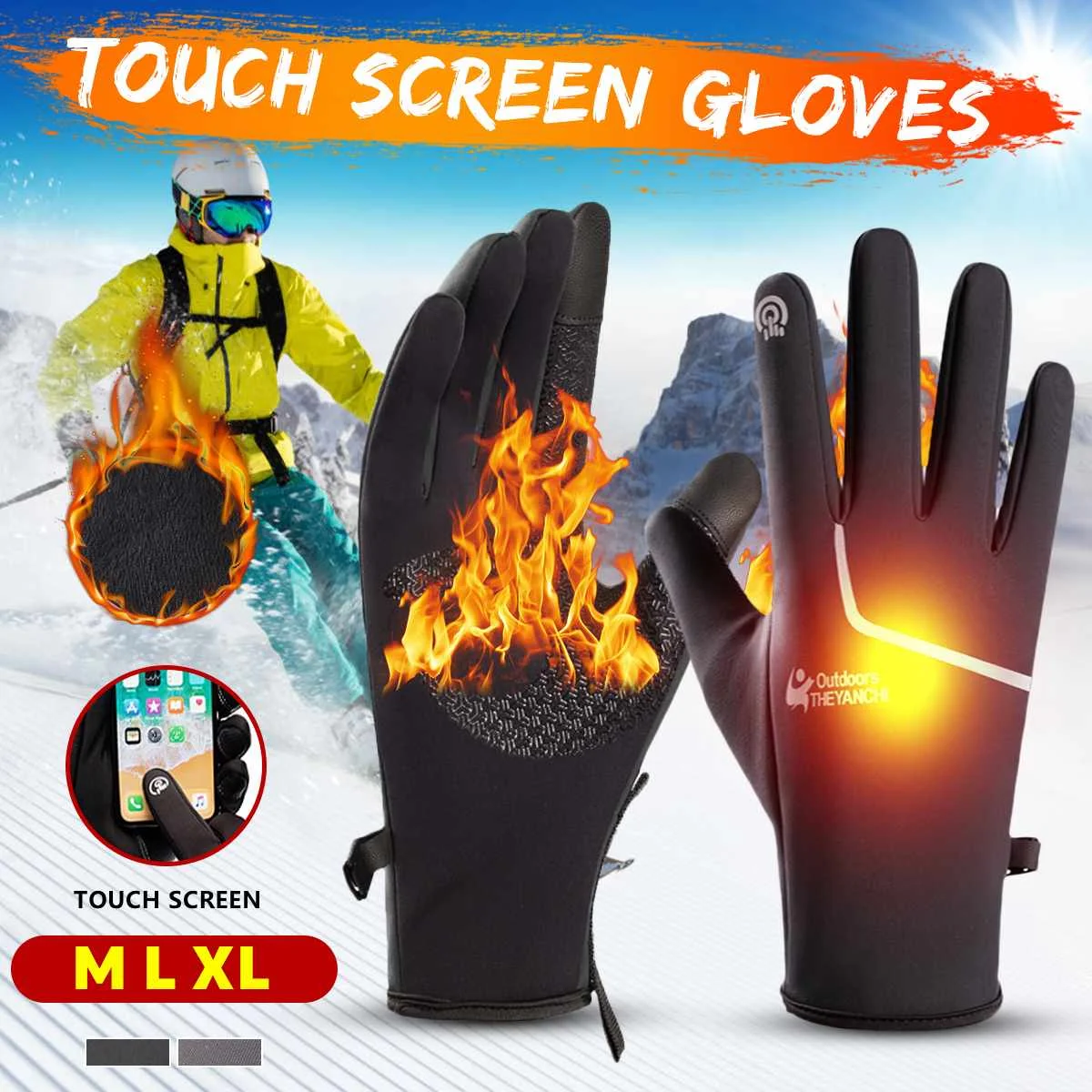 Men Motorcycle Winter Warm Gloves Touch Screen Outdoor Sports Gloves Windproof Waterproof Cycling Gloves Velvet ski Gloves
Men Motorcycle Winter Warm Gloves Touch Screen Outdoor Sports Gloves Windproof Waterproof Cycling Gloves Velvet ski Gloves