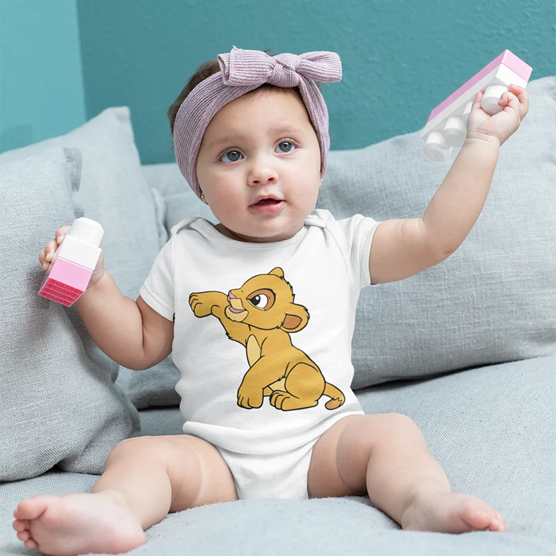 Baby Boy Jumpsuit Lion King Simba Print Fashion Harajuku Toddler Romper Summer Short Sleeve Disney Newborn Jumpsuit Clothes
Baby Boy Jumpsuit Lion King Simba Print Fashion Harajuku Toddler Romper Summer Short Sleeve Disney Newborn Jumpsuit Clothes