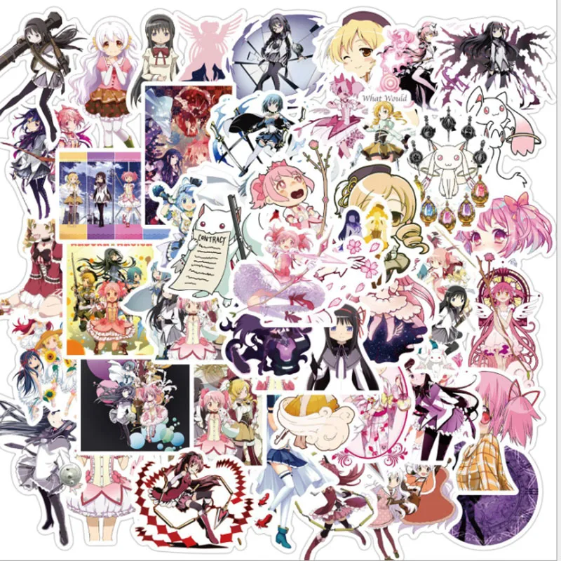 50 pcs Cartoon Magical Girl Madoka Graffiti Waterproof Skateboard Travel Suitcase Phone Laptop Luggage Stickers Cute Kids Girl
50 pcs Cartoon Magical Girl Madoka Graffiti Waterproof Skateboard Travel Suitcase Phone Laptop Luggage Stickers Cute Kids Girl