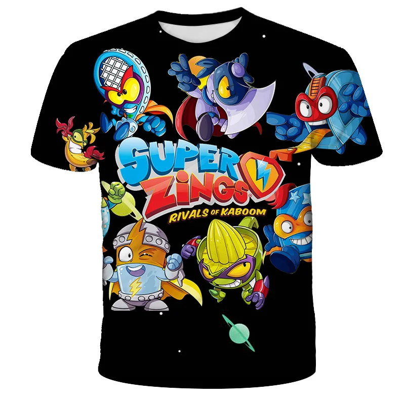2021 summer new children's 3D parent-child wear Super Zings pattern family leisure sports T-shirt unisex
2021 summer new children's 3D parent-child wear Super Zings pattern family leisure sports T-shirt unisex