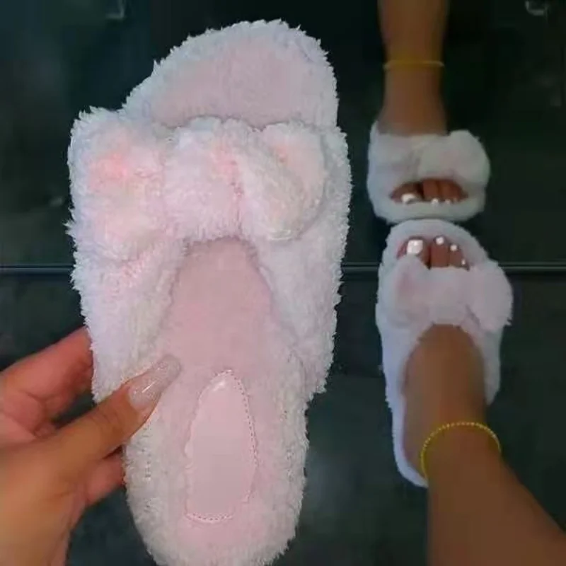 2021 Spring and Autumn New Style Comfortable and Versatile Bow Outdoor Slippers Fashion All-match Large Size Women's Slippers
2021 Spring and Autumn New Style Comfortable and Versatile Bow Outdoor Slippers Fashion All-match Large Size Women's Slippers
