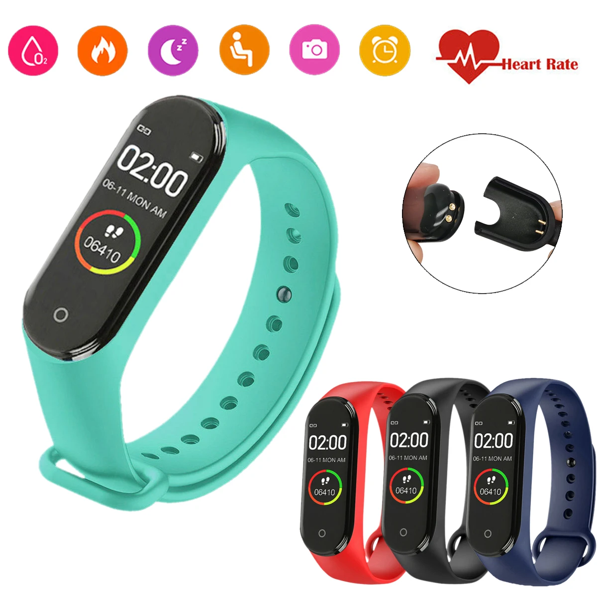 Smart Bracelet for Men Women Wearable Device Watch with Sport Running Pedometer Fitness Calories Burned Tracker Wristband
Smart Bracelet for Men Women Wearable Device Watch with Sport Running Pedometer Fitness Calories Burned Tracker Wristband