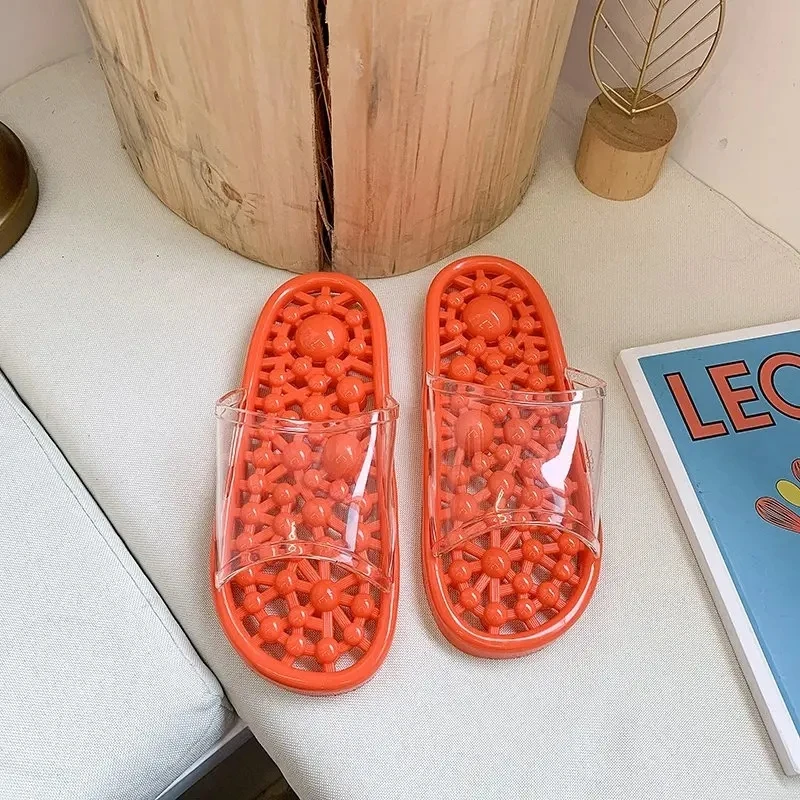 Women's Summer Slippers Hollow Out Sole Word Cool Slippers Large Size Bathroom Slippers Anti-skid Wear-Resistant Home Slippers
Women's Summer Slippers Hollow Out Sole Word Cool Slippers Large Size Bathroom Slippers Anti-skid Wear-Resistant Home Slippers