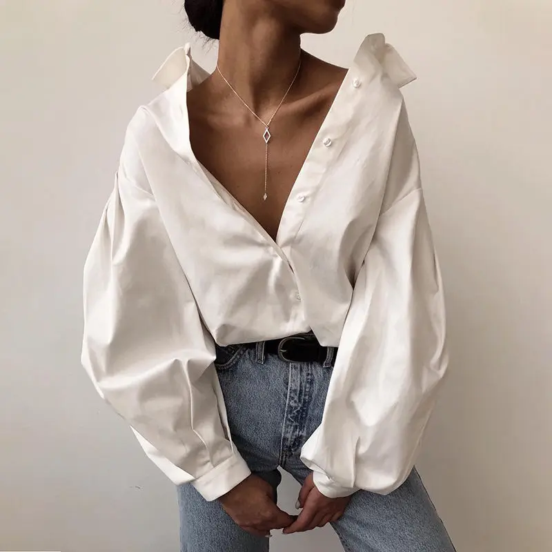 2021 Spring Autumn New Women Shirts White Plain Loose Lantern Long Sleeve Blouses Female Tops Loose Solid Shirts Mujer Tops W33
2021 Spring Autumn New Women Shirts White Plain Loose Lantern Long Sleeve Blouses Female Tops Loose Solid Shirts Mujer Tops W33