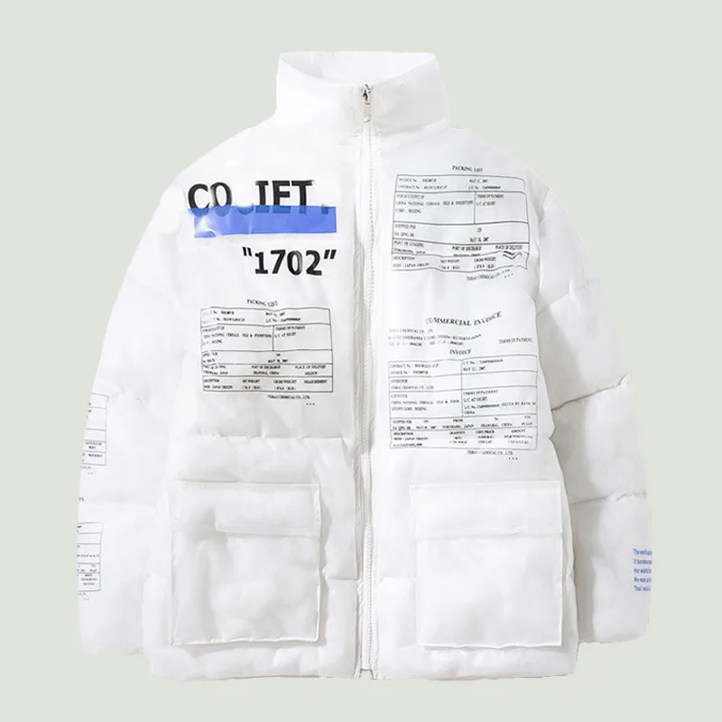 Hip Hop Oversized Padded Parkas Mens Fashion Streetwear Graffiti Letter Printed Thicken Warm Jackets Winter Cotton Couples Coats
Hip Hop Oversized Padded Parkas Mens Fashion Streetwear Graffiti Letter Printed Thicken Warm Jackets Winter Cotton Couples Coats