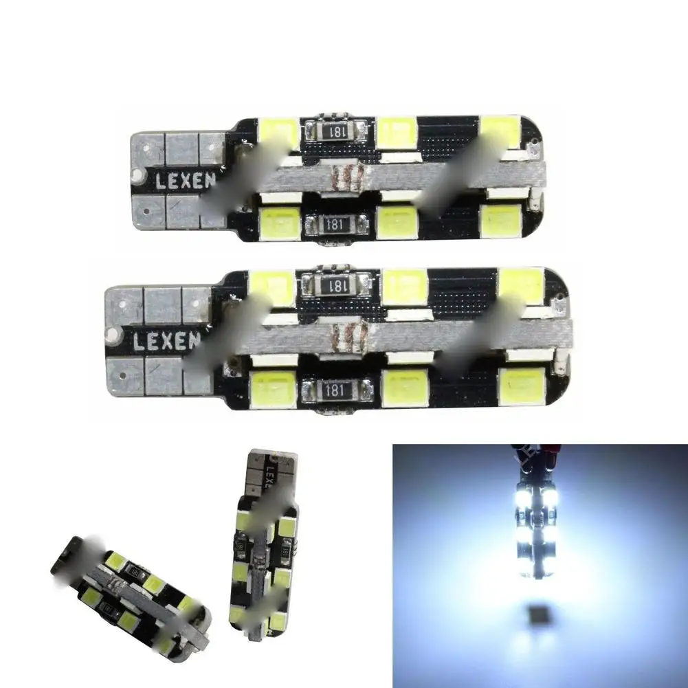 2Pcs white light T10 2835 24SMD decoding width indicator light bright license plate light roof car light
2Pcs white light T10 2835 24SMD decoding width indicator light bright license plate light roof car light