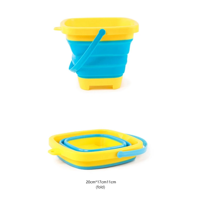 3PCS Foldable Bucket Foldable Pail Bucket Sand Buckets Silicone Collapsible Bucket for Kids Beach Play Camping 2L
3PCS Foldable Bucket Foldable Pail Bucket Sand Buckets Silicone Collapsible Bucket for Kids Beach Play Camping 2L