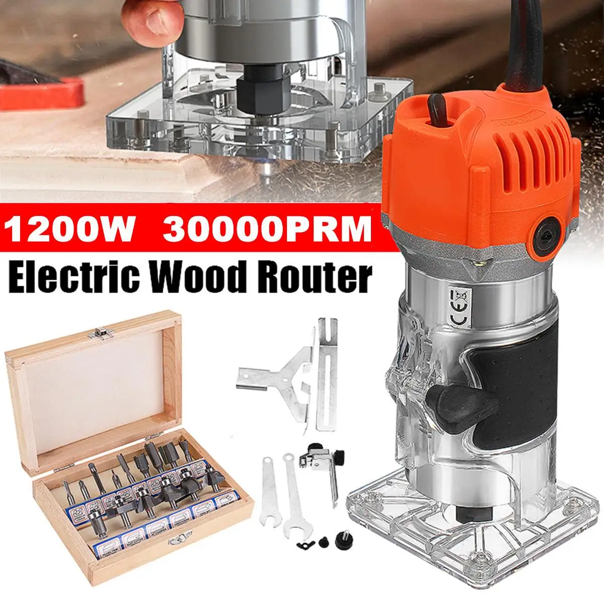 110V/220V Wood Electric Trimmer 1200W 30000Rpm Wood Laminate Palm Router Electric Hand Trimmer Edge Joiners Woodworking Tool
110V/220V Wood Electric Trimmer 1200W 30000Rpm Wood Laminate Palm Router Electric Hand Trimmer Edge Joiners Woodworking Tool