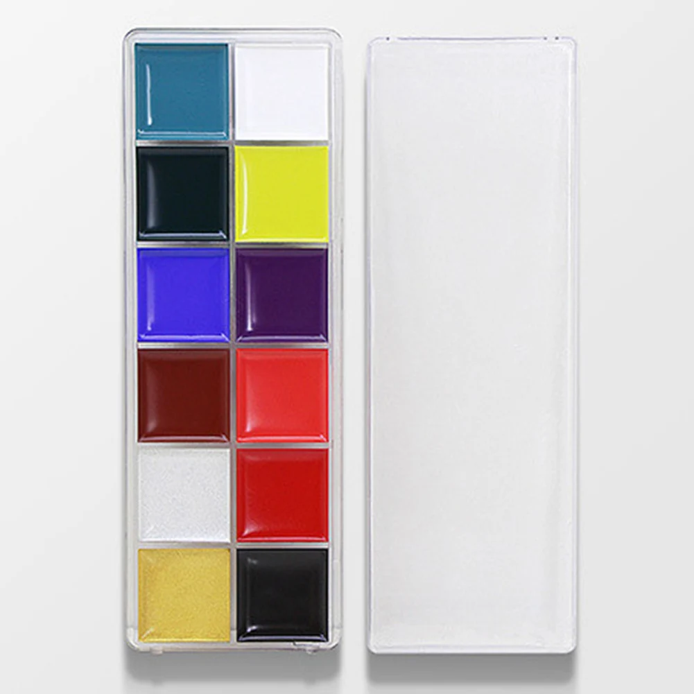 Hot sell 12 Colors Tattoo Face Body Paint Oil Painting Art use in Halloween Party Fancy Dress Beauty Makeup Tool Fast delivery
Hot sell 12 Colors Tattoo Face Body Paint Oil Painting Art use in Halloween Party Fancy Dress Beauty Makeup Tool Fast delivery