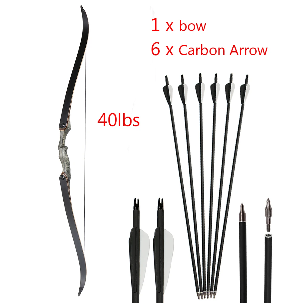 60 Inch 30-60 Pound Archery Recurve Bow Hunter Black Bow Compound Bow Limbs Right Bow Outdoor Sports Hunting Accessories
60 Inch 30-60 Pound Archery Recurve Bow Hunter Black Bow Compound Bow Limbs Right Bow Outdoor Sports Hunting Accessories