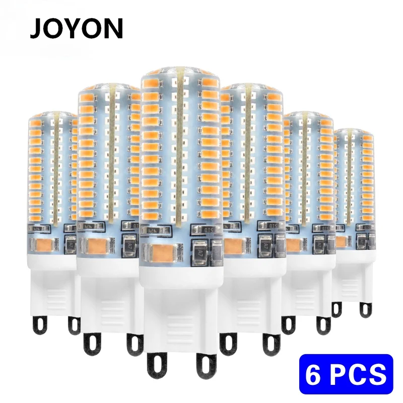 6pcs/lot G9 LED 3W 4W 5W 6W 220V-240V LED G9 Led Bulbs SMD 2835 3014 LED G9 Light Replace 30W/60W Halogen Led Lamp Light
6pcs/lot G9 LED 3W 4W 5W 6W 220V-240V LED G9 Led Bulbs SMD 2835 3014 LED G9 Light Replace 30W/60W Halogen Led Lamp Light