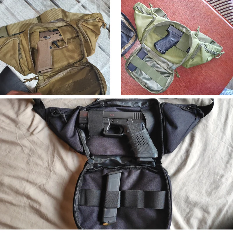 Tactical Wasit Pack Concealed Carry Pistol Pouch Fanny Multi-Functional Three-Layer Hunting Running High Density 1000D Nylon
Tactical Wasit Pack Concealed Carry Pistol Pouch Fanny Multi-Functional Three-Layer Hunting Running High Density 1000D Nylon