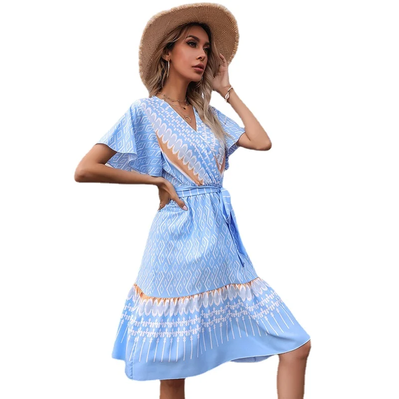 Retro Boho Women's Sexy Long Maxi Dress Sleeveless Halter Loose Pattern Printing Ladies Casual Tight Dress Summer Beach Dress
Retro Boho Women's Sexy Long Maxi Dress Sleeveless Halter Loose Pattern Printing Ladies Casual Tight Dress Summer Beach Dress