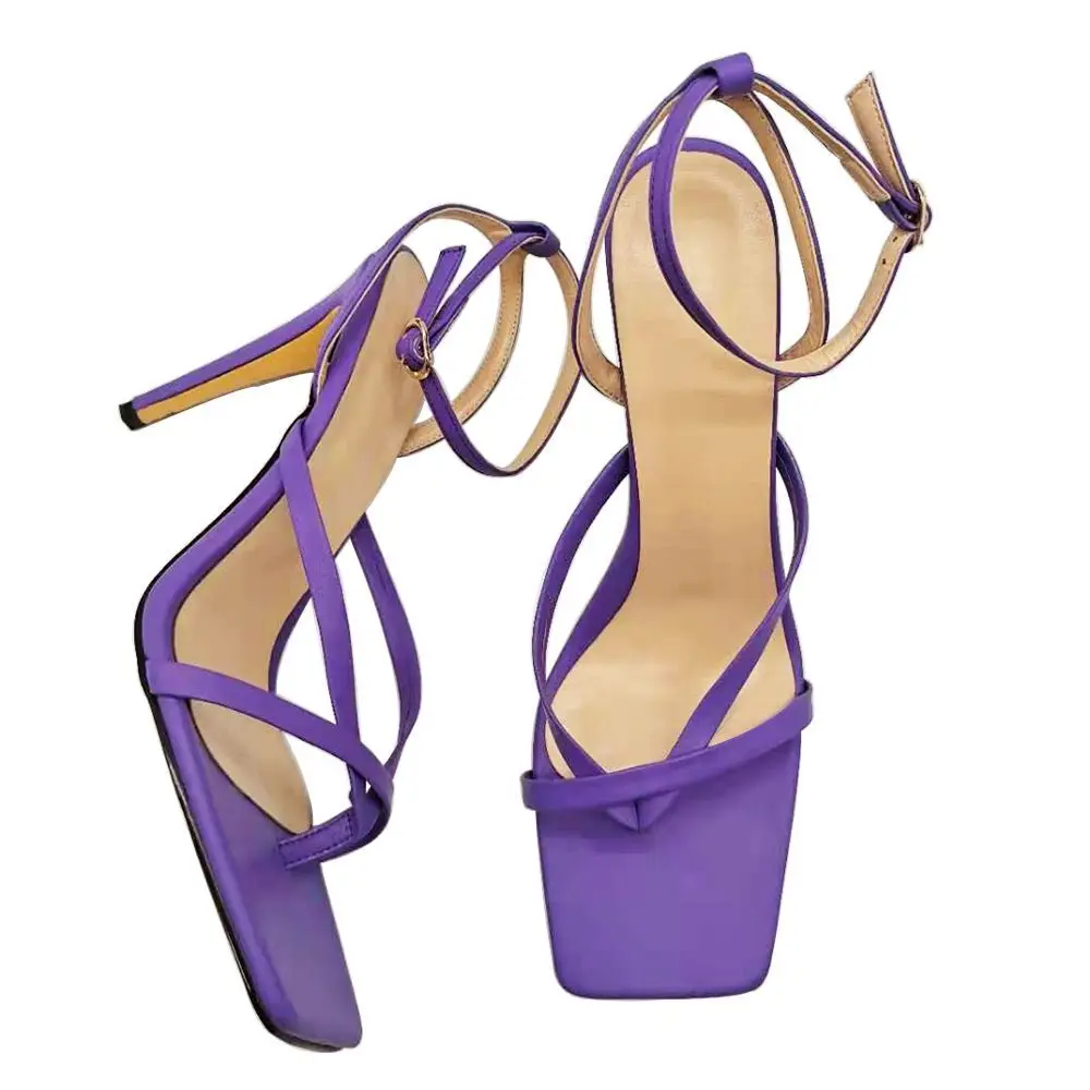 Designer Luxury Summer Sandals For Women Fashion Square Toe Thin High Heels Stilettos Narrow Band Party Wedding Pumps Female
Designer Luxury Summer Sandals For Women Fashion Square Toe Thin High Heels Stilettos Narrow Band Party Wedding Pumps Female