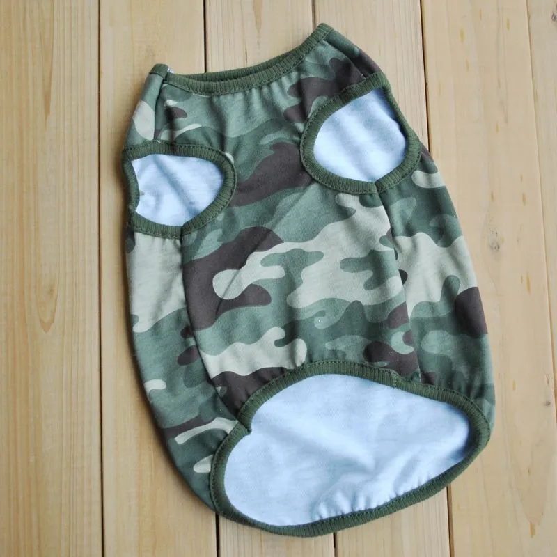 Camouflage Design Pet Clothes for dogs Personalized French bulldog clothes cheap dog clothes for small dogs vest puppy clothes
Camouflage Design Pet Clothes for dogs Personalized French bulldog clothes cheap dog clothes for small dogs vest puppy clothes
