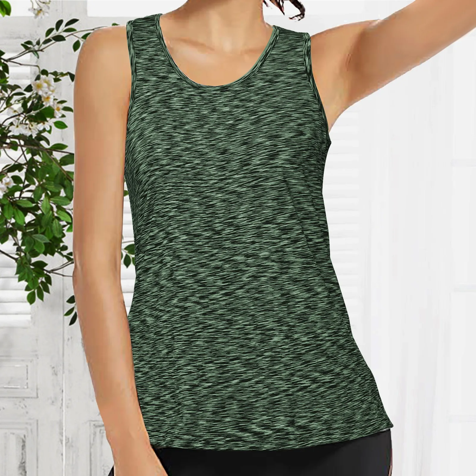 Women's Fashion Personality Solid Color Frenulum Of Back Yoga Sports Vest Top Spring Summer 2021 Women Fashion Damskie T-shirty
Women's Fashion Personality Solid Color Frenulum Of Back Yoga Sports Vest Top Spring Summer 2021 Women Fashion Damskie T-shirty