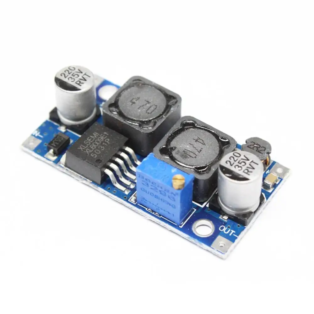 XL6009 Boost Module DC-DC Auto Boost Buck 3-32V Step Up to 5-35V Boost Converter Voltage Regulator Power Supply Module
XL6009 Boost Module DC-DC Auto Boost Buck 3-32V Step Up to 5-35V Boost Converter Voltage Regulator Power Supply Module