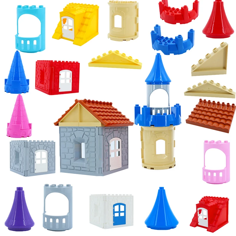 Big Size Building Blocks Household Roof Wall Door Window Accessories House Castle Assemble Creative Bricks Toys For Kids Gifts
Big Size Building Blocks Household Roof Wall Door Window Accessories House Castle Assemble Creative Bricks Toys For Kids Gifts