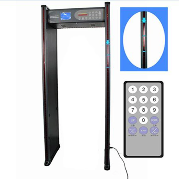 Walk-through Metal Detector Temperature Diagnose Door Frame Security Metal Detector
Walk-through Metal Detector Temperature Diagnose Door Frame Security Metal Detector