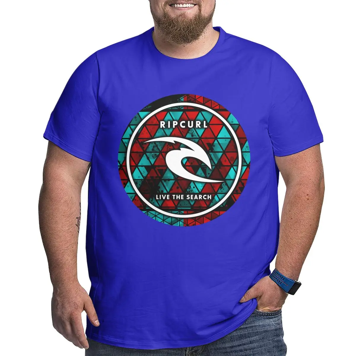 Rip Live The Search Triangle Curl Men T Shirts Plus Size Oversized Cotton T-shirts for Big Man Summer Short Sleeves Tops
Rip Live The Search Triangle Curl Men T Shirts Plus Size Oversized Cotton T-shirts for Big Man Summer Short Sleeves Tops