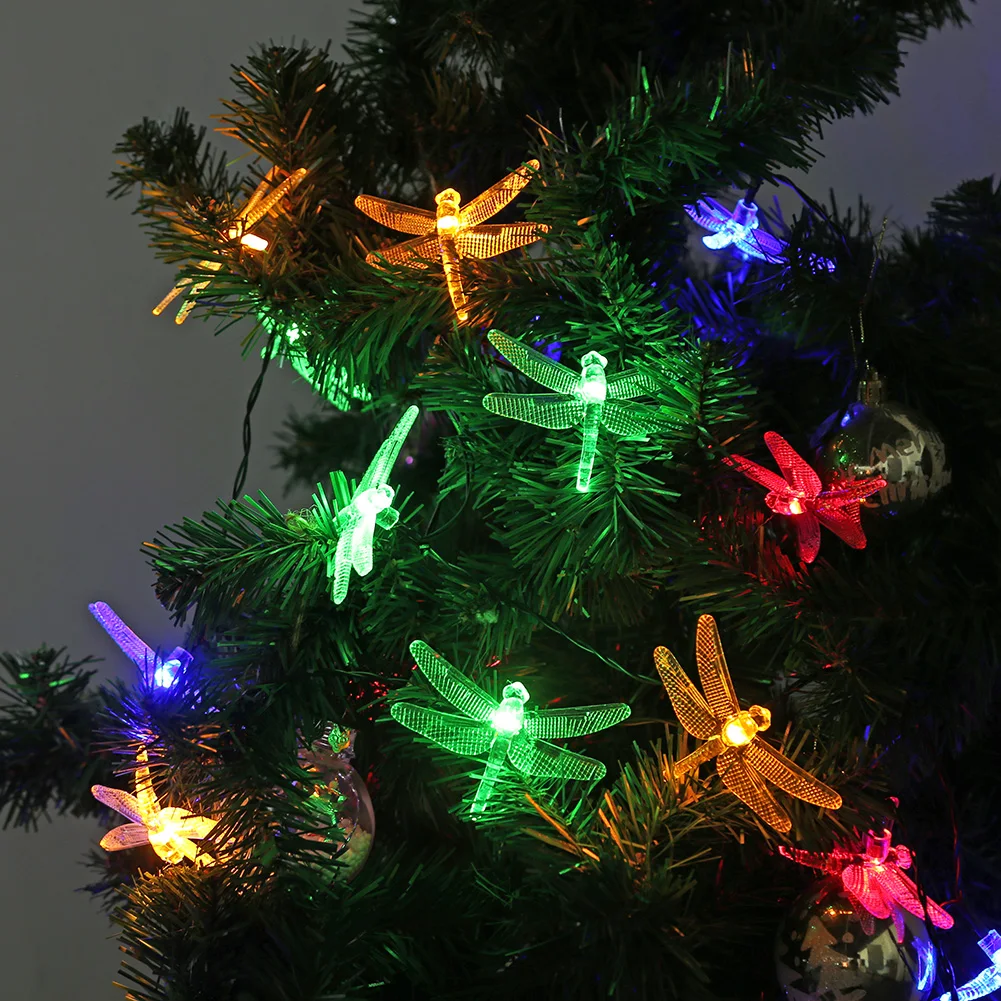 20/30 LED Solar String Lights Dragonflies Shaped Colorful Lighting Strings Garden Party Decor Garland Street for Yard Xmas Trees
20/30 LED Solar String Lights Dragonflies Shaped Colorful Lighting Strings Garden Party Decor Garland Street for Yard Xmas Trees