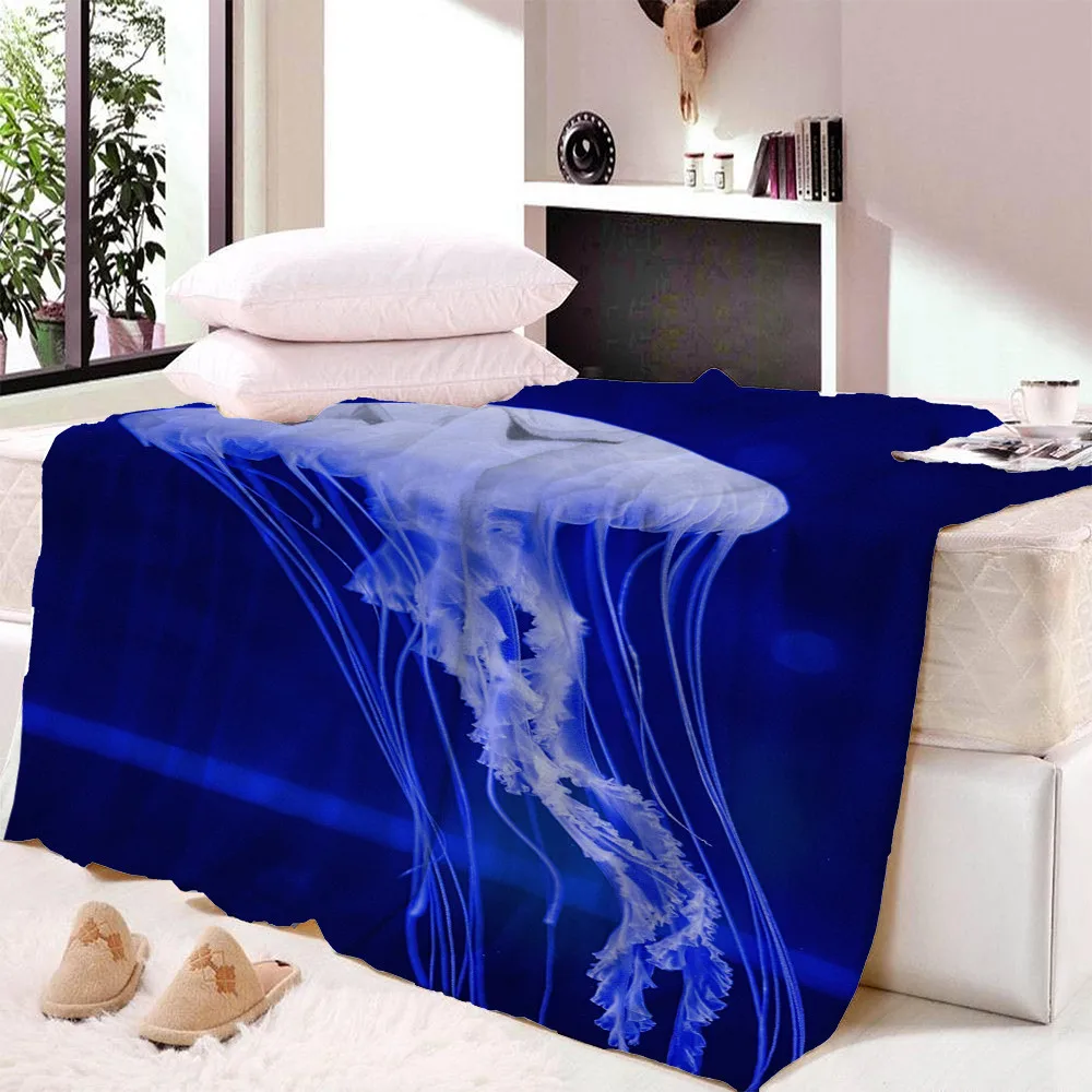 Jellyfish 3D Print Marine Life Fleece Blanket Colorful Animals Throw Blanket Nap Office Sofa Soft Home Blanket
Jellyfish 3D Print Marine Life Fleece Blanket Colorful Animals Throw Blanket Nap Office Sofa Soft Home Blanket