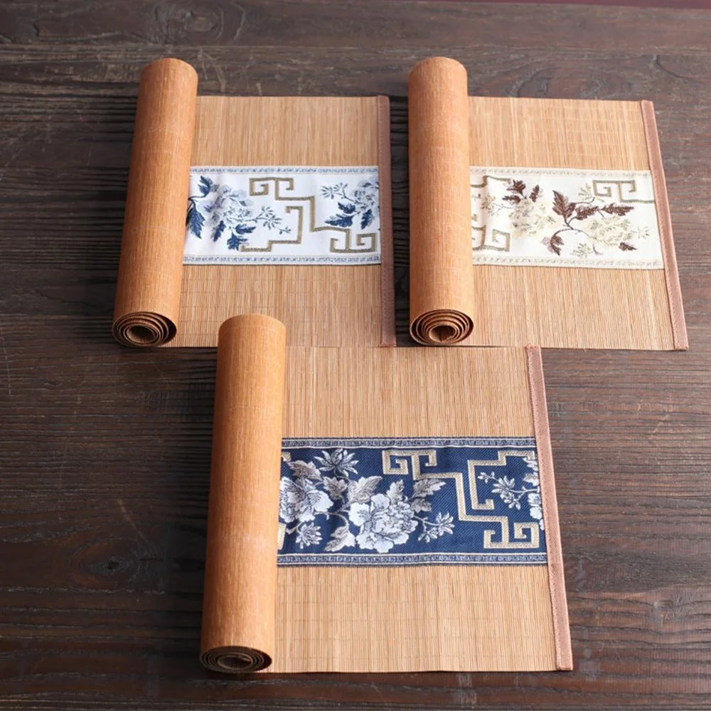 Natural Bamboo Runner Handmade Vintage Tea Cup Mat Chinese Table Flag Home Cafe Restaurant Decoration Coasters
Natural Bamboo Runner Handmade Vintage Tea Cup Mat Chinese Table Flag Home Cafe Restaurant Decoration Coasters