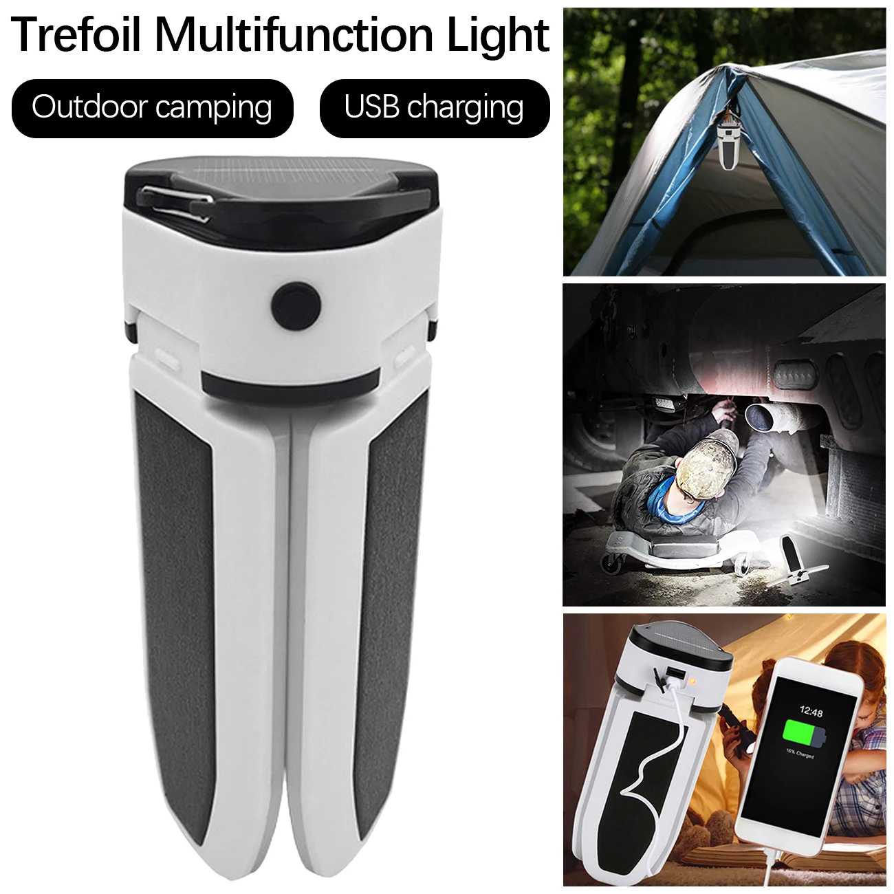 Camping Lantern Solar Light 3 Leaf Folded Camping Light Rechargeable 5 Modes Portable Lamp Waterproof Indoor Outdoor Lighting
Camping Lantern Solar Light 3 Leaf Folded Camping Light Rechargeable 5 Modes Portable Lamp Waterproof Indoor Outdoor Lighting