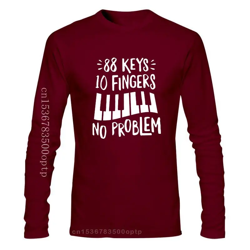 New Cool Piano 88 Keys 10 Fingers No Problem T-Shirt Men Wome Summer Fashion Streetwear Casual Short Sleeve Cotton Funny T-shirt
New Cool Piano 88 Keys 10 Fingers No Problem T-Shirt Men Wome Summer Fashion Streetwear Casual Short Sleeve Cotton Funny T-shirt