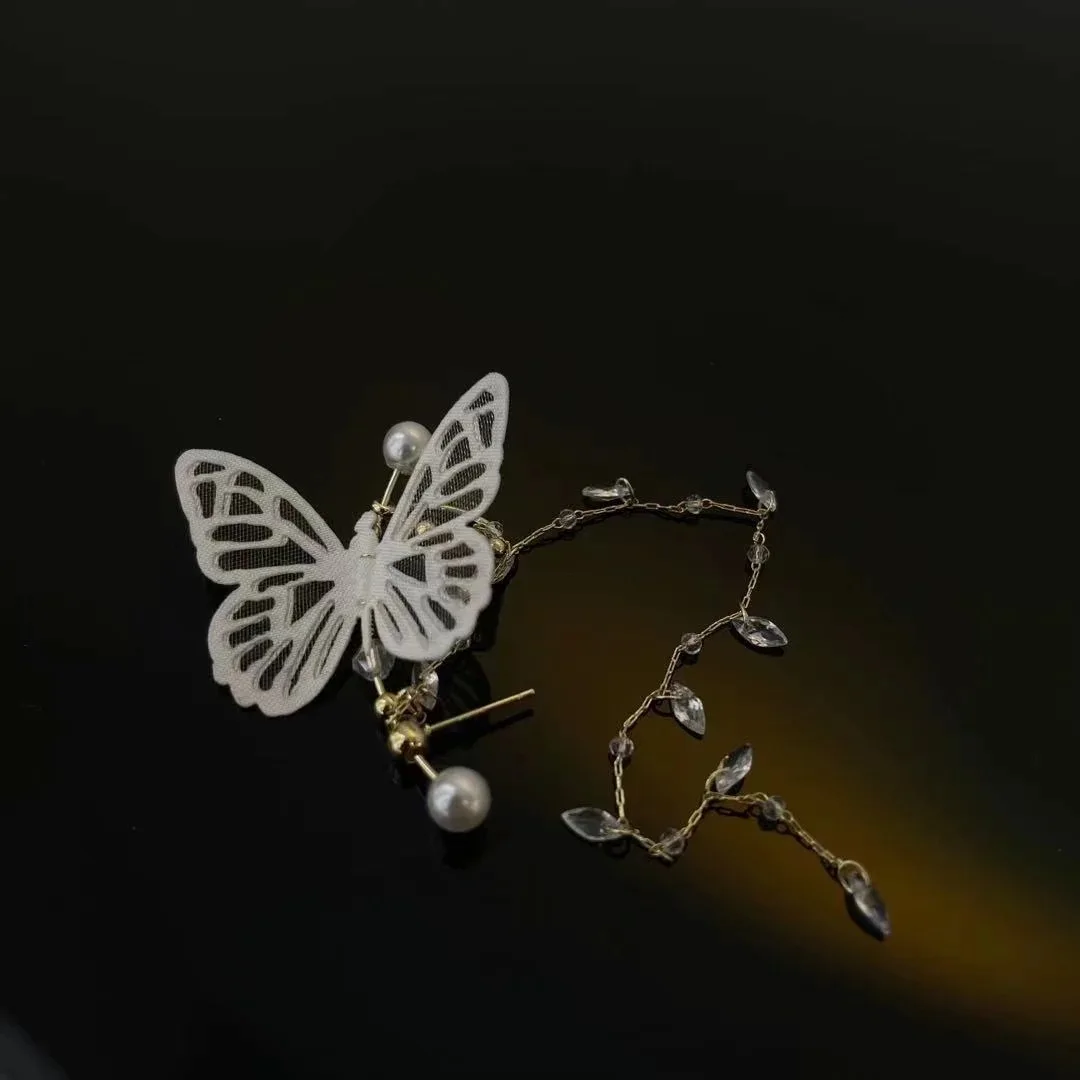 Super Fairy Butterfly Earrings New Trendy Long Style Tassel Earrings Korean Temperament Exaggerated Earrings Women
Super Fairy Butterfly Earrings New Trendy Long Style Tassel Earrings Korean Temperament Exaggerated Earrings Women