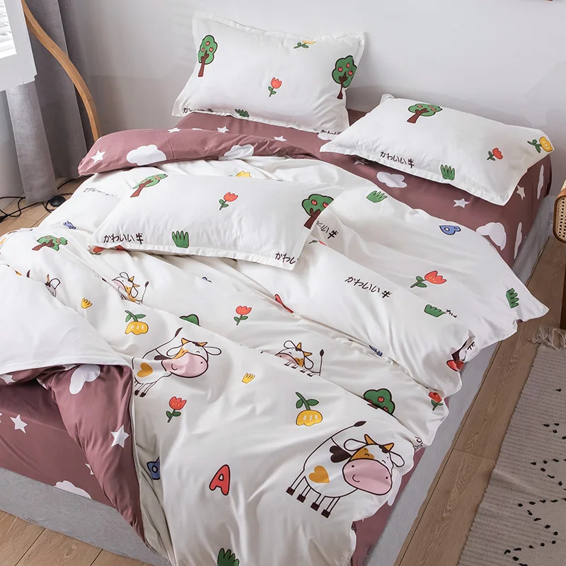 cute cartoon cow bedding set for kids children duvet cover 240x220 single queen king size pillowcase bed sheets sets
cute cartoon cow bedding set for kids children duvet cover 240x220 single queen king size pillowcase bed sheets sets