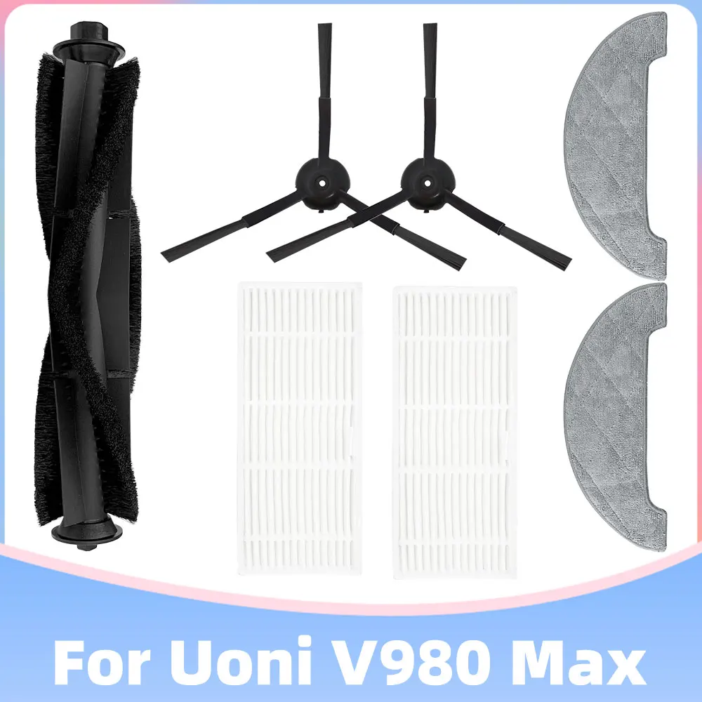 Main Side Brush Hepa Filter Mop Cloth Replacement for Uoni V980 Max Robotic Vacuum Cleaner Spare Parts Accessories
Main Side Brush Hepa Filter Mop Cloth Replacement for Uoni V980 Max Robotic Vacuum Cleaner Spare Parts Accessories