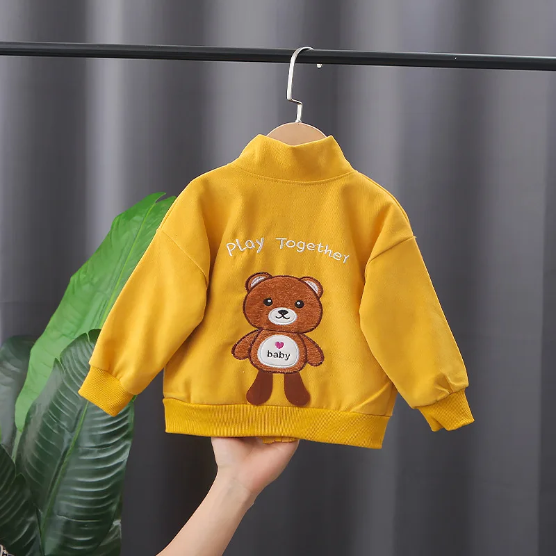 2021 Toddler Jacket Little bear Coat Children's Clothing Spring Autumn Boys Girls Jackets zipper Baby Casual Clothes Infant
2021 Toddler Jacket Little bear Coat Children's Clothing Spring Autumn Boys Girls Jackets zipper Baby Casual Clothes Infant