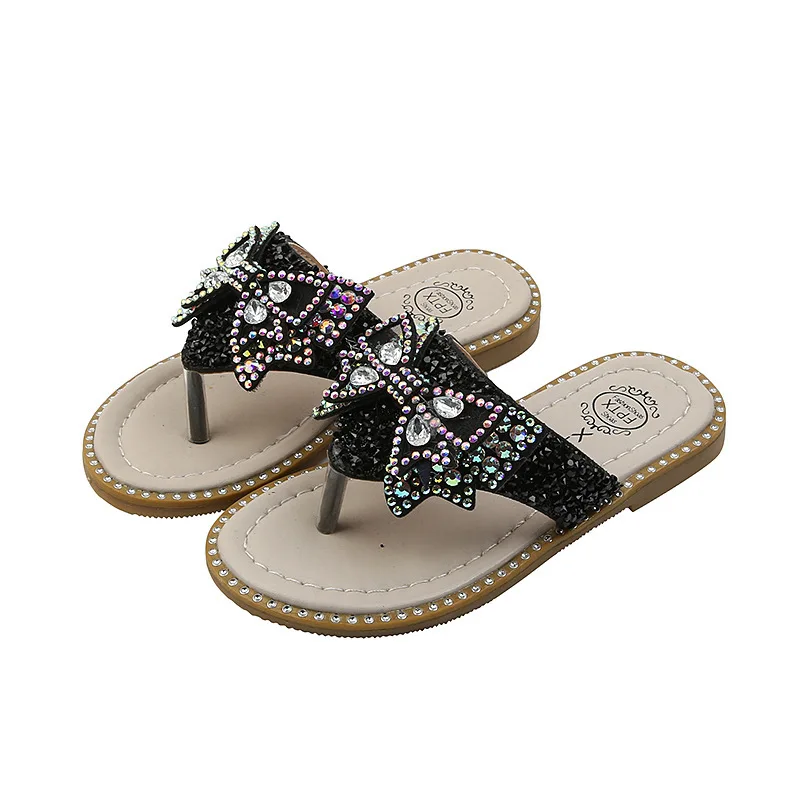 Summer Girls Flip-Flop Sandals with Rhinestone Nice House Slippers for Girls Baby Fashion Bowknot Bling Princess Slides E04211
Summer Girls Flip-Flop Sandals with Rhinestone Nice House Slippers for Girls Baby Fashion Bowknot Bling Princess Slides E04211